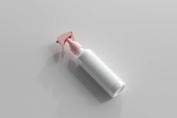Isolierte kosmetische Sprühflasche 3D-Rendering - Foto, Bild