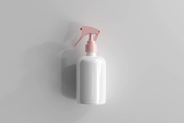Изолированный 3D рендеринг бутылки косметического спрея - Фото, изображение