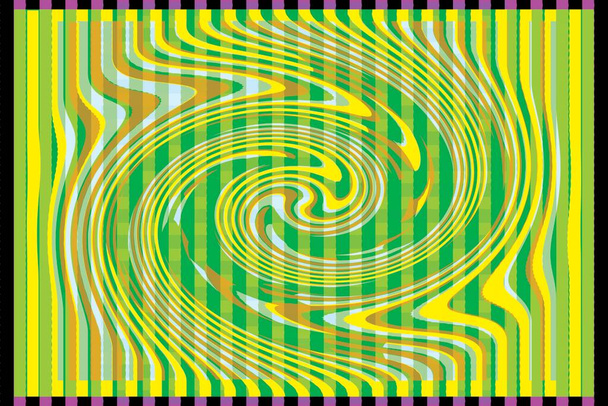 Ilusión colorida diseño psicodélico moderno tropezón fondo impresiones de gran tamaño de alta calidad - Foto, imagen