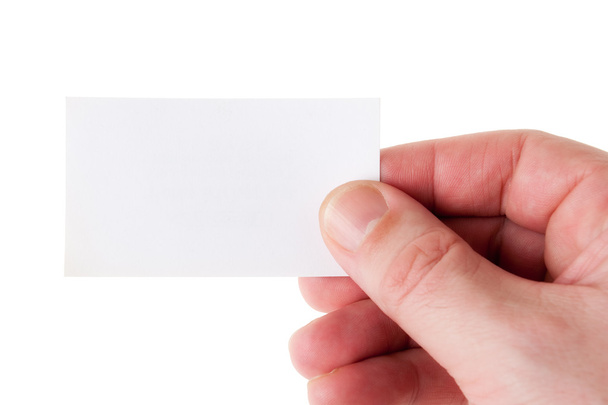 χέρι που κρατά μια κάρτα bussines για σας copytext - Φωτογραφία, εικόνα