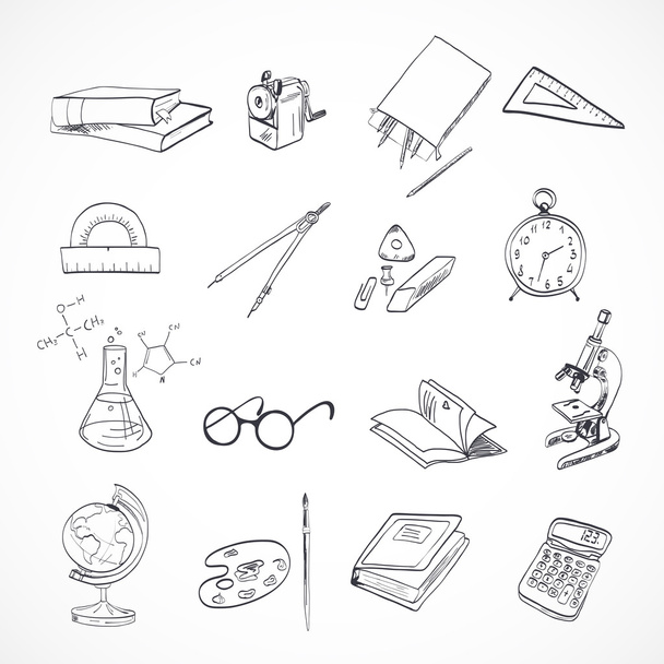 Icono de educación doodle
 - Vector, Imagen