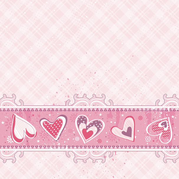 rosa Valentinstag Hintergrund, Vektor - Vektor, Bild