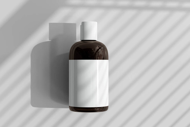 Izolovaná kosmetická láhev 3D vykreslování - Fotografie, Obrázek