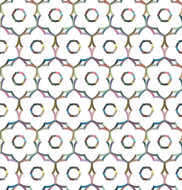abstract geometric seamless background, vector illustration  - Vektör, Görsel