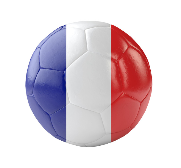 μπάλα ποδοσφαίρου Γαλλία 3d - Φωτογραφία, εικόνα
