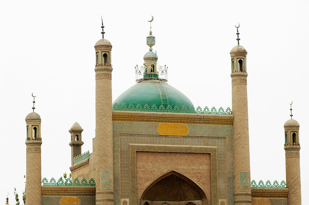 Wahrzeichen einer berühmten islamischen Moschee in Sinkiang China - Foto, Bild