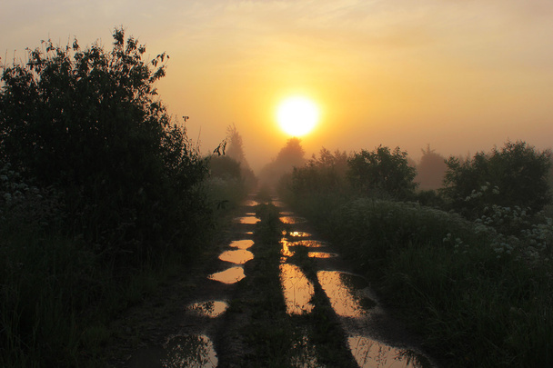 Morning landscape ,Russia - Photo, Image