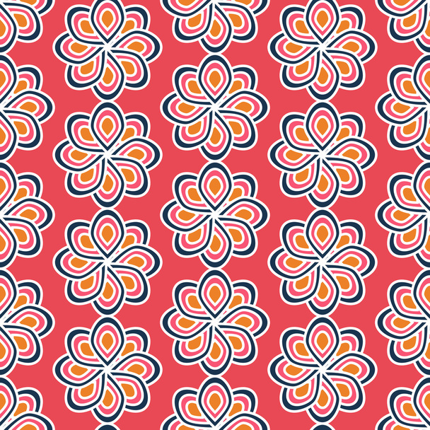 naadloze textuur met bloemen - Vector, afbeelding