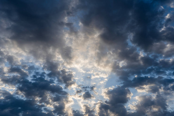 Amazing clouds in the sky before sunset - Φωτογραφία, εικόνα