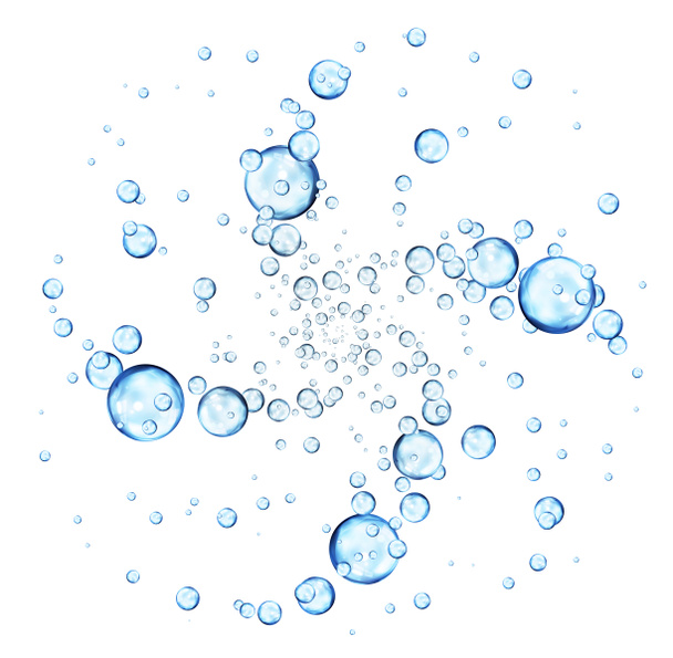 Swirl bubbels - Foto, afbeelding