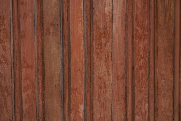 Texture of old vertical woods. Brown color. Horizontal background for design - Photo, image