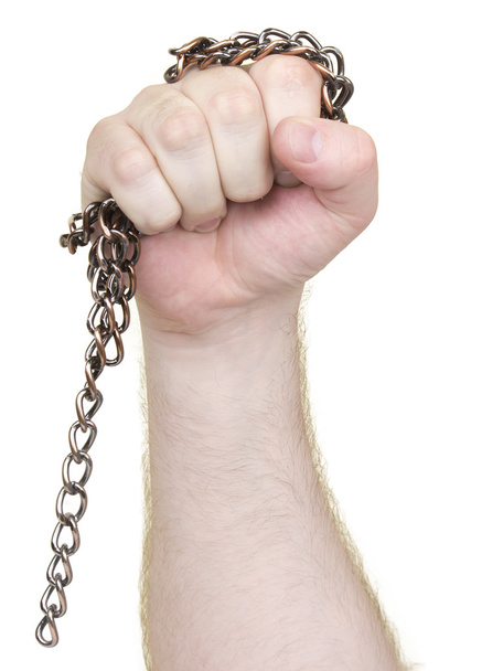 Hand With Chain - Photo, Image
