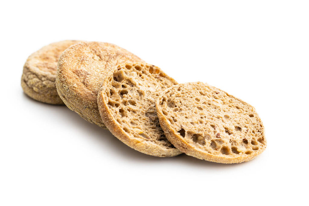 Toast bread buns isolated on white background. - Fotó, kép