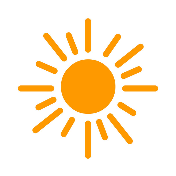Sun vector pictogram logo - Vector, afbeelding