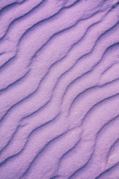 Abstract wavy sandy background. Beach sand texture - Photo, image
