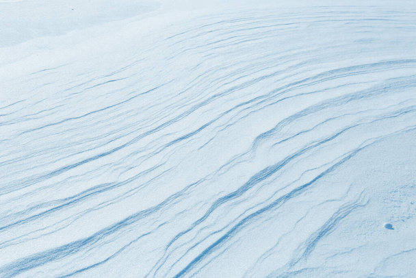 background texture of cold winter snow - Foto, Imagem
