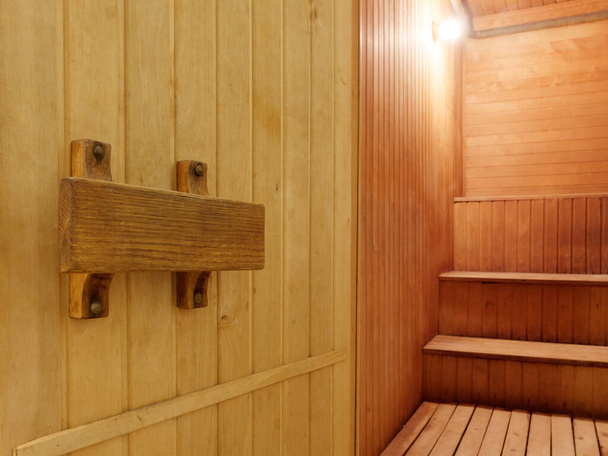 spa treatments with a broom sauna in a wooden decoration 2021 - Zdjęcie, obraz