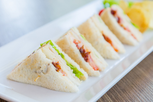 клубные бутерброды
 - Фото, изображение