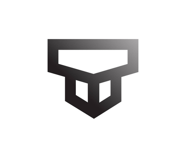 Monogram és kezdőbetűk T logó design inspiráció - Vektor, kép