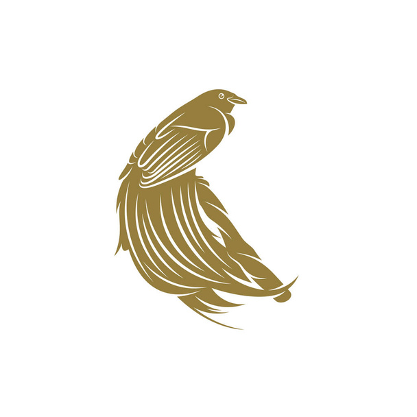Vogels van het Paradijs ontwerp vector illustratie, Creatieve Vogels van het Paradijs logo ontwerp concept template, symbolen pictogrammen - Vector, afbeelding