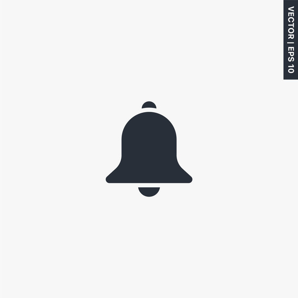 Bell, premium kwaliteit flat icon. Vector logo concept voor web graphics, EPS 10 - Vector, afbeelding