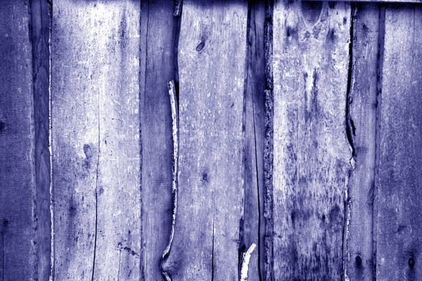 Vágatlan, mállott, kék színű fából készült fal. Absztrakt háttér és textúra a design. - Fotó, kép