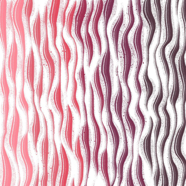 Акварельный фон с градиентными полосами и волнами. Красочные обои - Фото, изображение