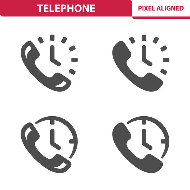 Telephone, Phone, Call Center, Customer Service Icons - Vector, afbeelding