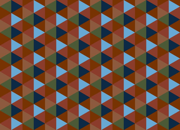 Fondo abstracto sin costuras con elementos geométricos - Vector, Imagen