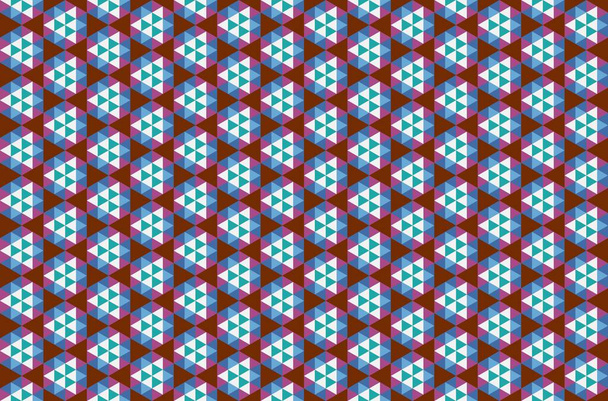Nahtloser abstrakter Hintergrund mit geometrischen Elementen - Vektor, Bild