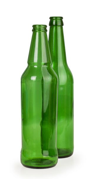 two empty glass bottles - Photo, Image