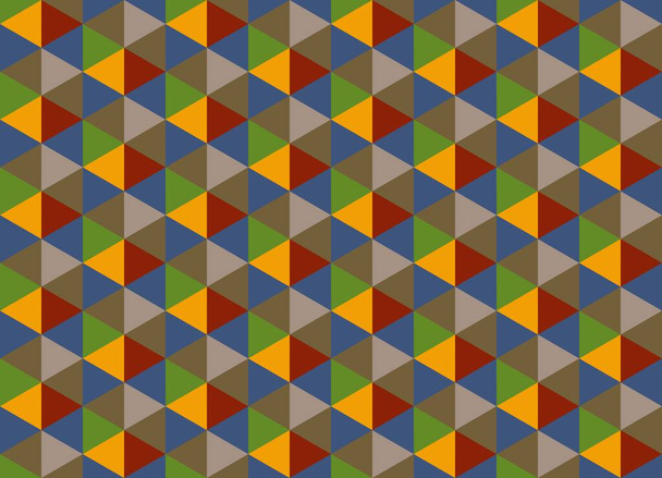 Fondo abstracto sin costuras con elementos geométricos - Vector, Imagen