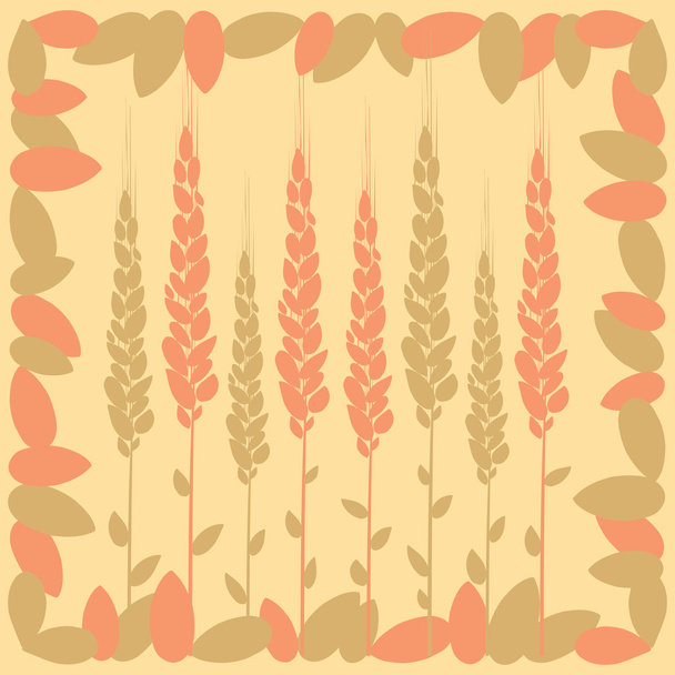 Абстрактная желтая пшеница
 - Вектор,изображение