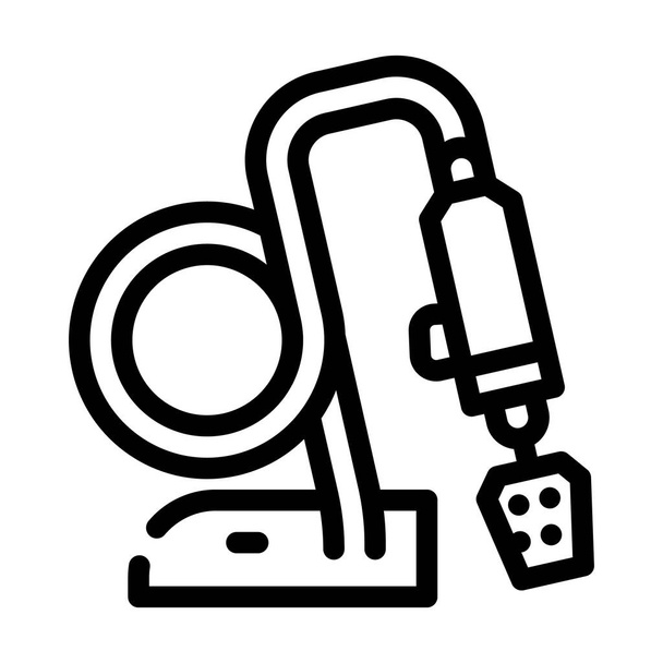 illustration vectorielle d'icône de ligne de gadget de polissage - Vecteur, image