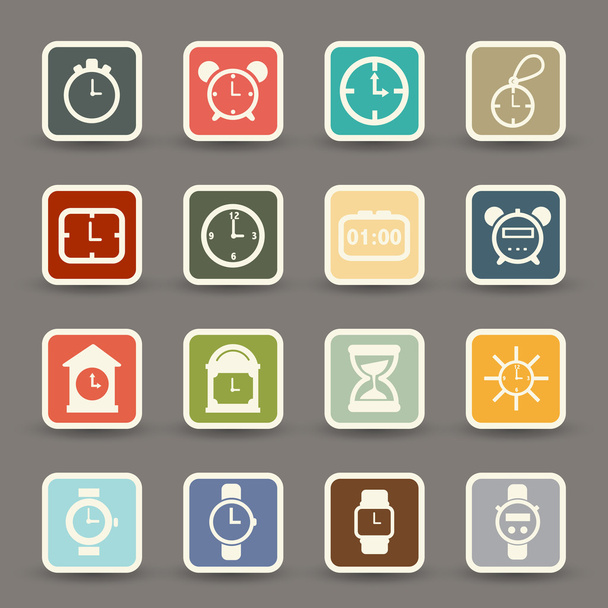 Horloges icons.vector eps10
 - Vecteur, image