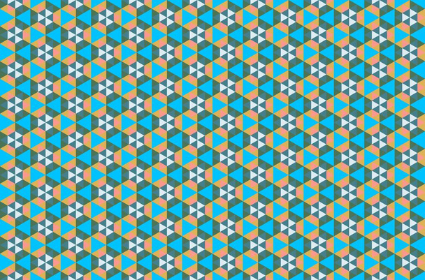Modern colorful backdrop with hexagonal pattern - Vector, Image