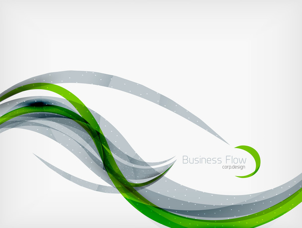 Corporate business flowing lines - Vector, Image