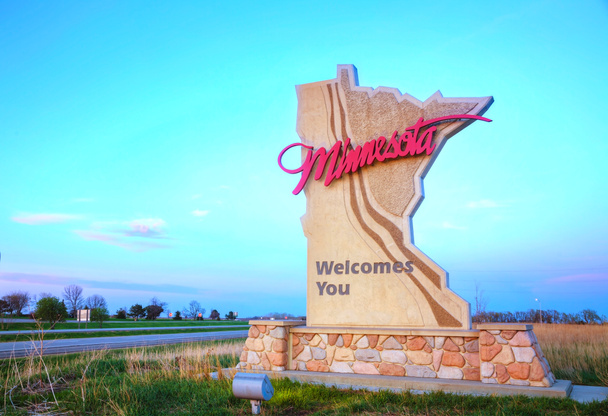 Minnesota vi dà il benvenuto firmare
 - Foto, immagini
