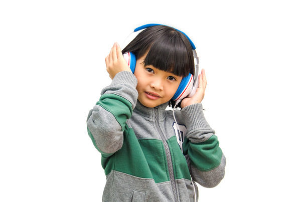 Девушка слушает музыку
. - Фото, изображение