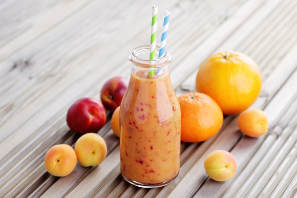 orange fruity smoothie - Photo, Image