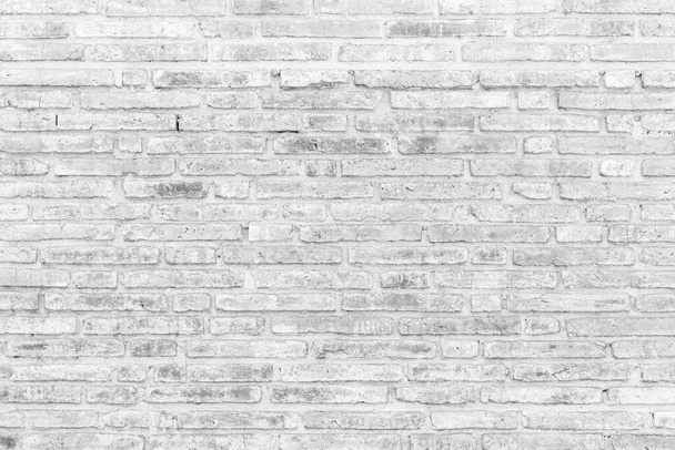 Vintage white stone brick wall pattern and background seamless - Photo, Image