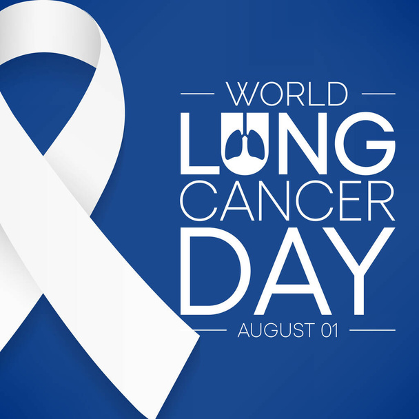 World Lung Cancer day is observed every year on August 1st, it is cancer that starts in the lungs. When a person has cancer, they have abnormal cells that cluster together to form a tumor. Vector art - Vector, Image