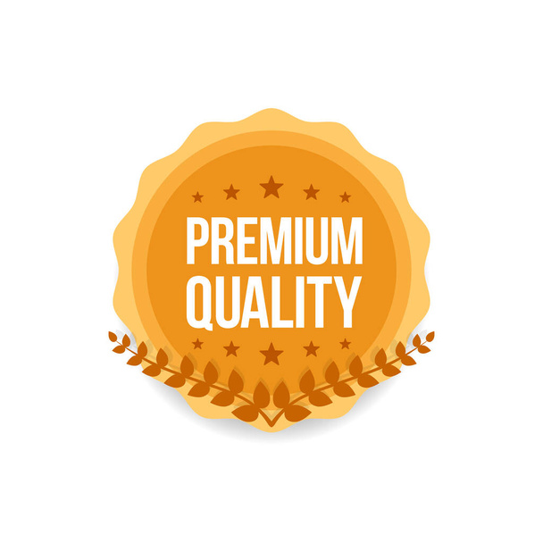  Premium Quality Shopping Ribbon Vector Label - Vetor, Imagem