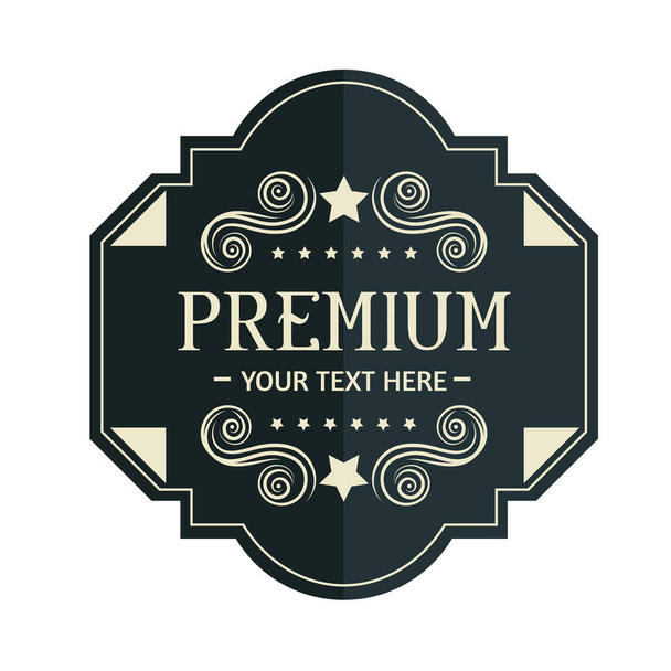 premium vintage label - Vettoriali, immagini