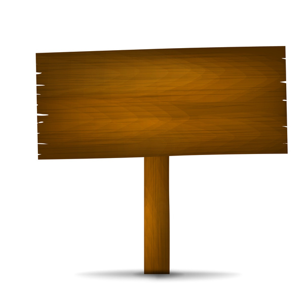 Panneau en bois 001
 - Vecteur, image