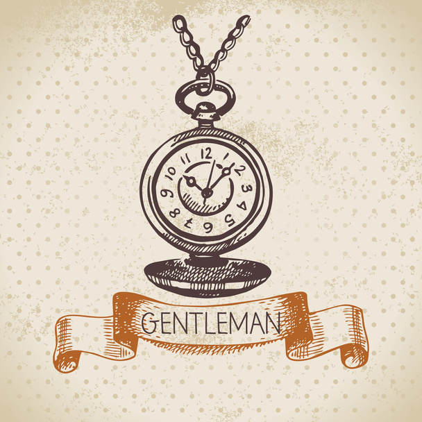 Gentleman accessory. - Wektor, obraz