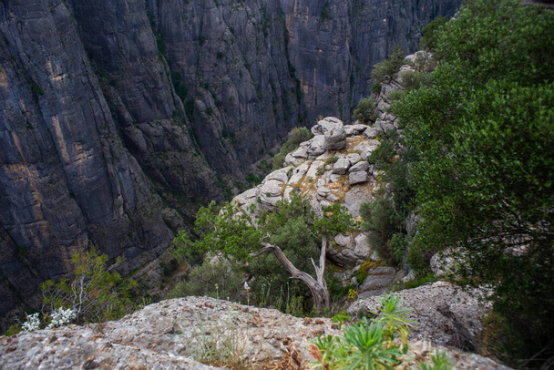 Näkymä ylhäältä laaksoon Taz kanyonu kalkkuna - Valokuva, kuva
