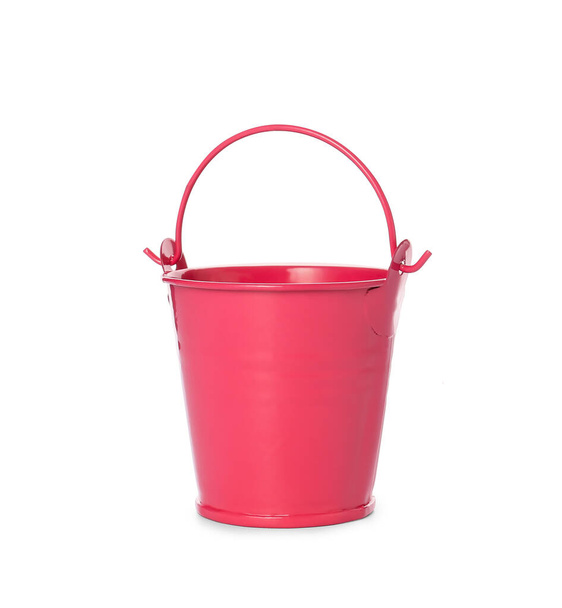 Color bucket on white background - Photo, Image