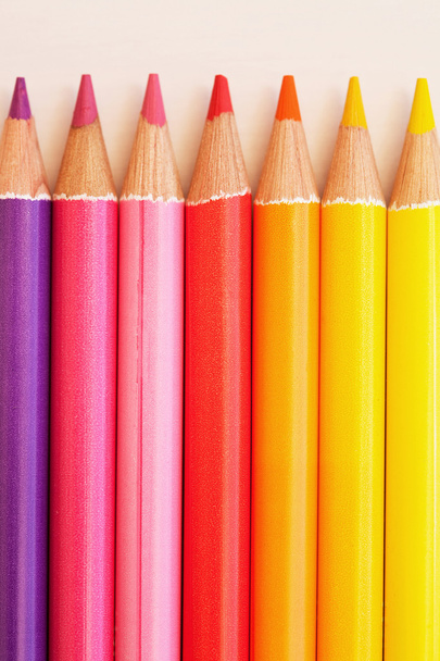 színes ceruza vonal - Fotó, kép