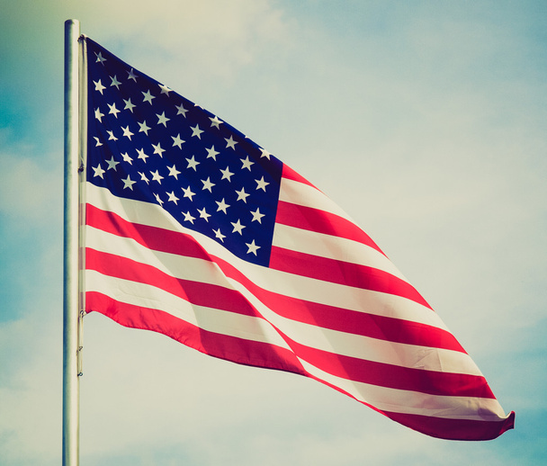 Bandera retro look USA
 - Foto, Imagen